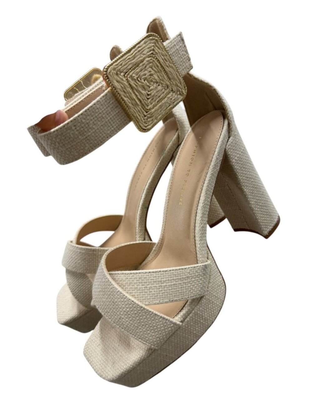 Fashion To Figure Raffia Sandals SZ‎ 7
